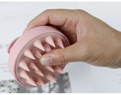 Head Cleansing and Massage Wet and Dry Scalp Massage Brush