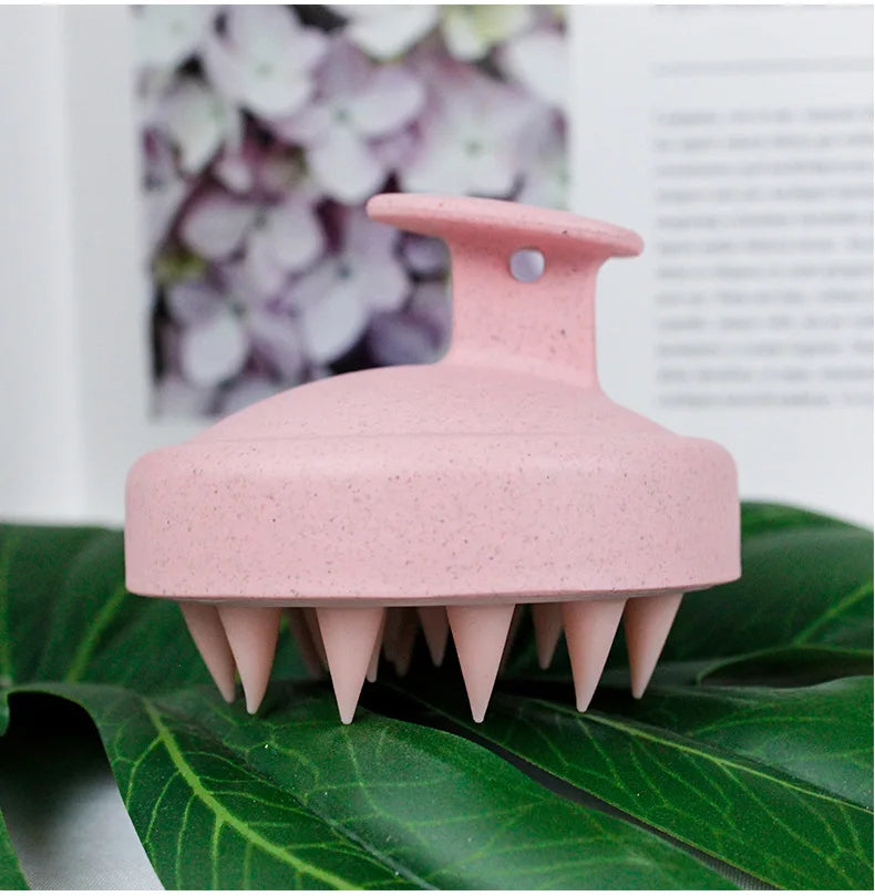 Head Cleansing and Massage Wet and Dry Scalp Massage Brush