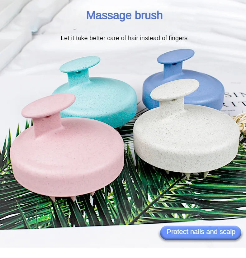 Head Cleansing and Massage Wet and Dry Scalp Massage Brush